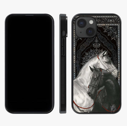 Majestic Ride Legacy Glass Case displayed upright for full design visibility and premium finish.