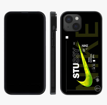 Neon Street Edition Glass Case displayed upright for full design visibility and premium finish.