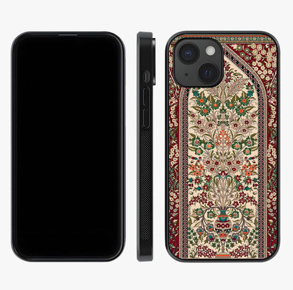Persian Inspired Glass Case displayed upright for full design visibility and premium finish.
