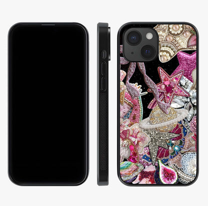 Starlit Jewel Dream Glass Case displayed upright for full design visibility and premium finish.