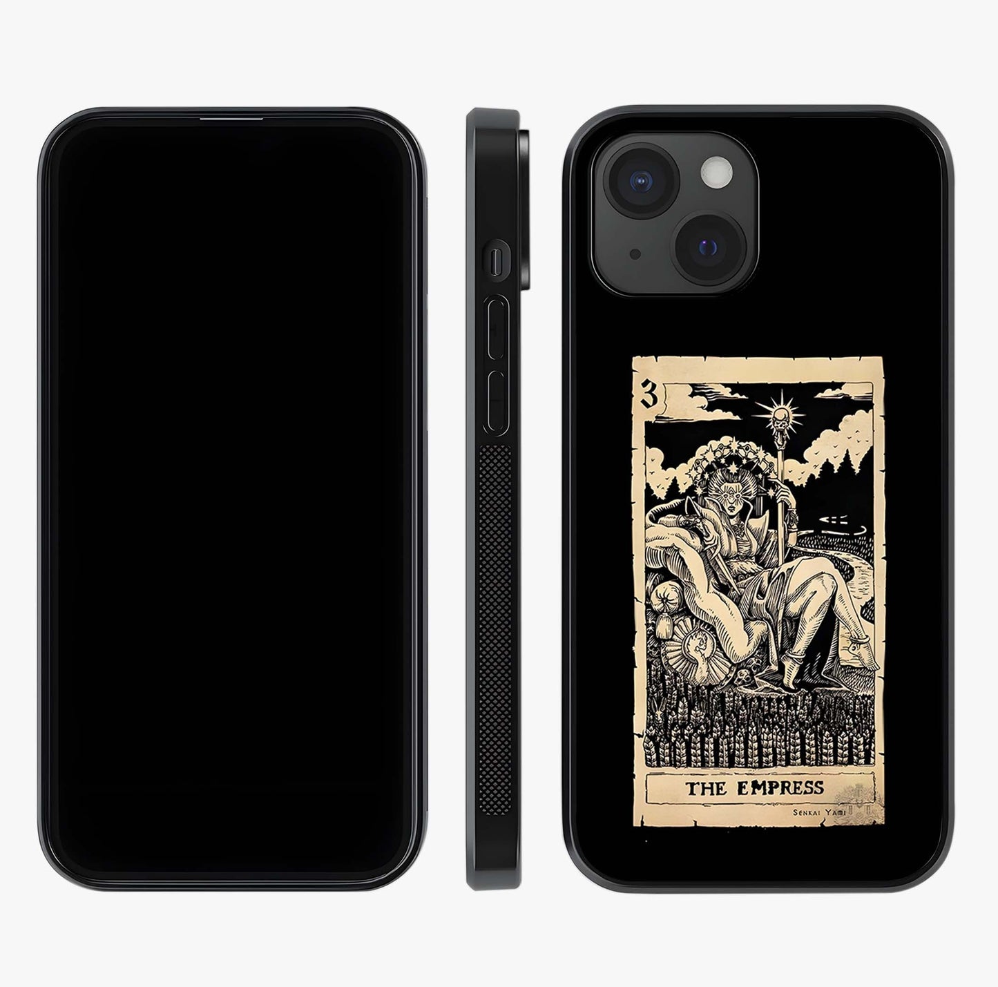 The Empress Glass Case displayed upright for full design visibility and premium finish.