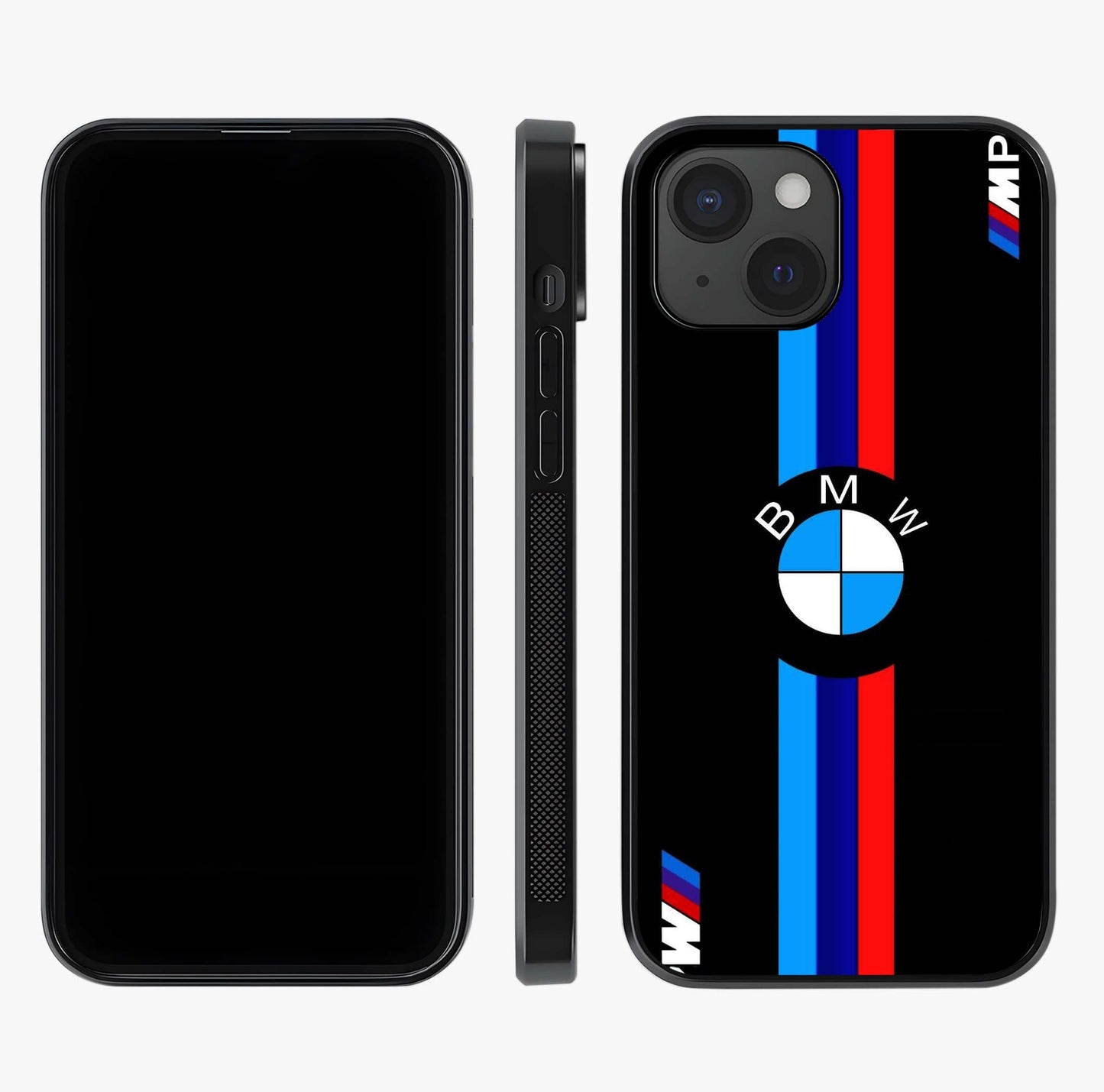 Turbo Bmw Beast Glass Case displayed upright for full design visibility and premium finish.