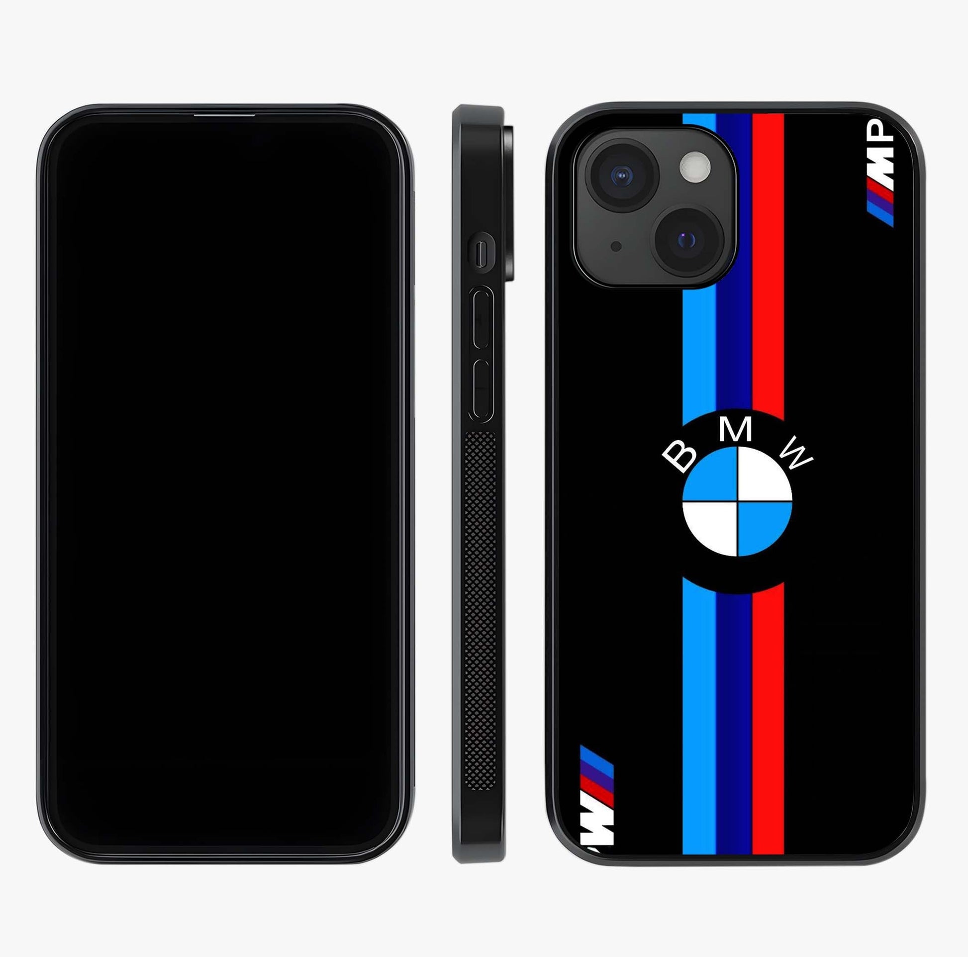 Turbo Bmw Beast Glass Case displayed upright for full design visibility and premium finish.