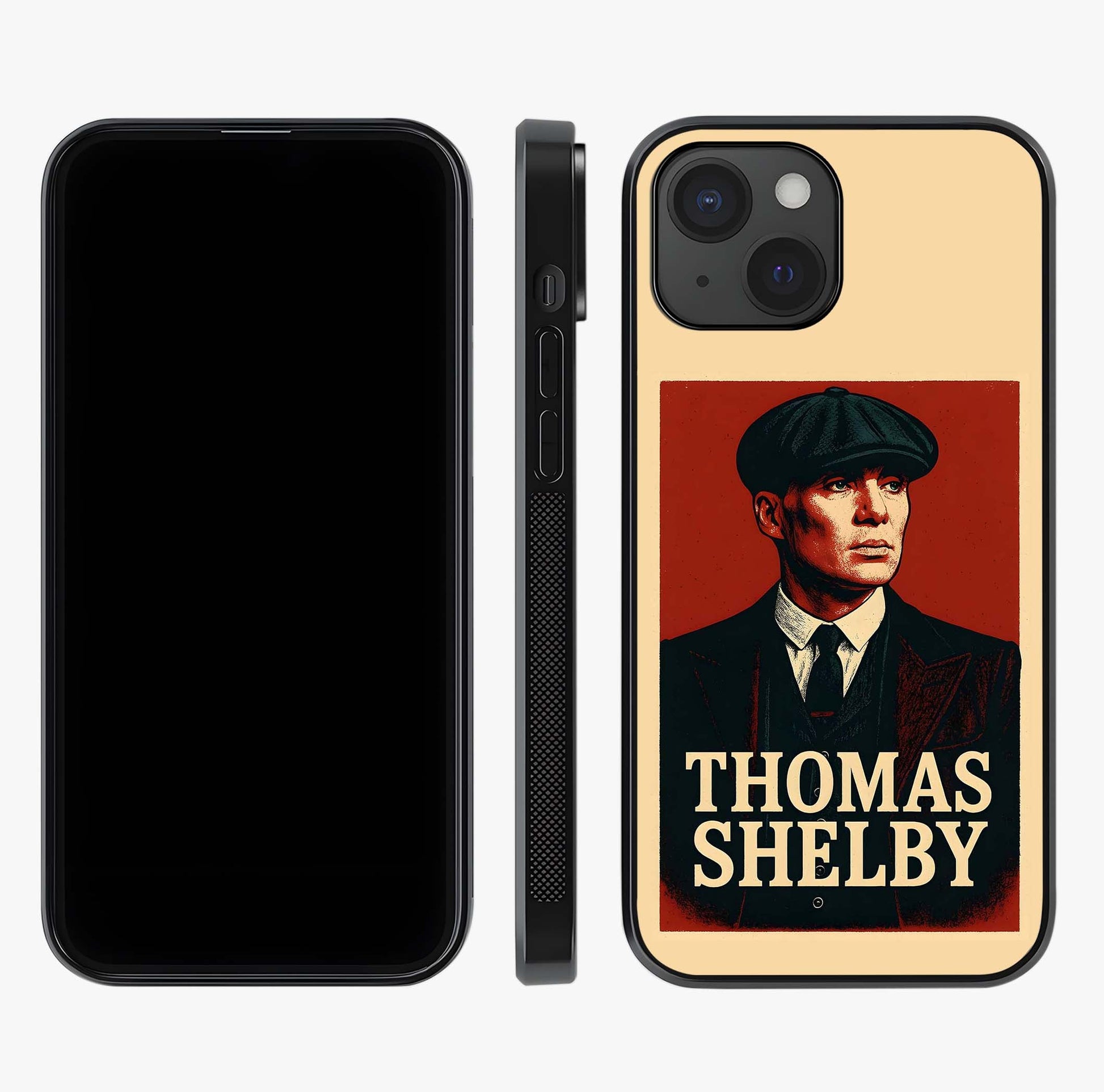 Vintage Mafia Authority Glass Case displayed upright for full design visibility and premium finish.