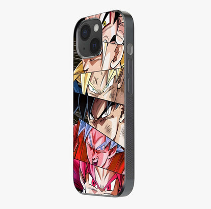 Anime Character Glass Case photographed in natural light showing reflective finish and design depth.
