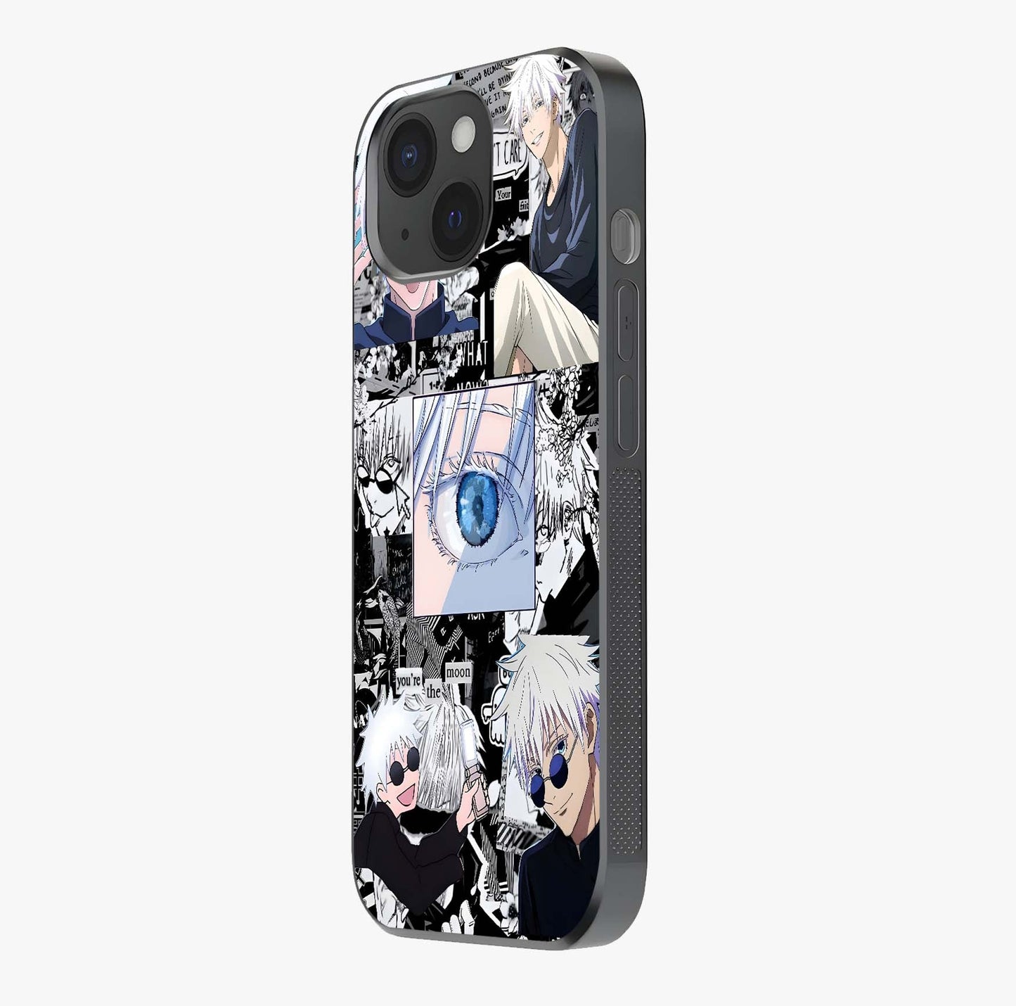 Infinity Sorcerer Chaos Glass Case photographed in natural light showing reflective finish and design depth.