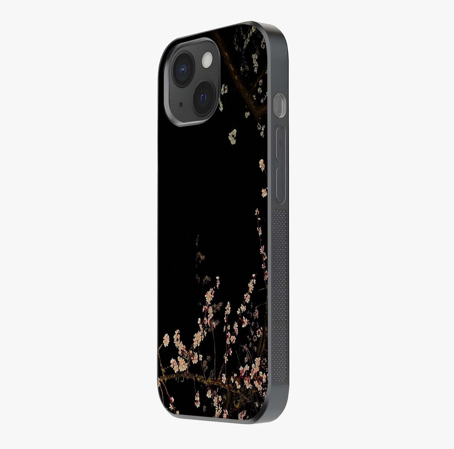 Petal Moon Light With Custom Name Glass Case photographed in natural light showing reflective finish and design depth.