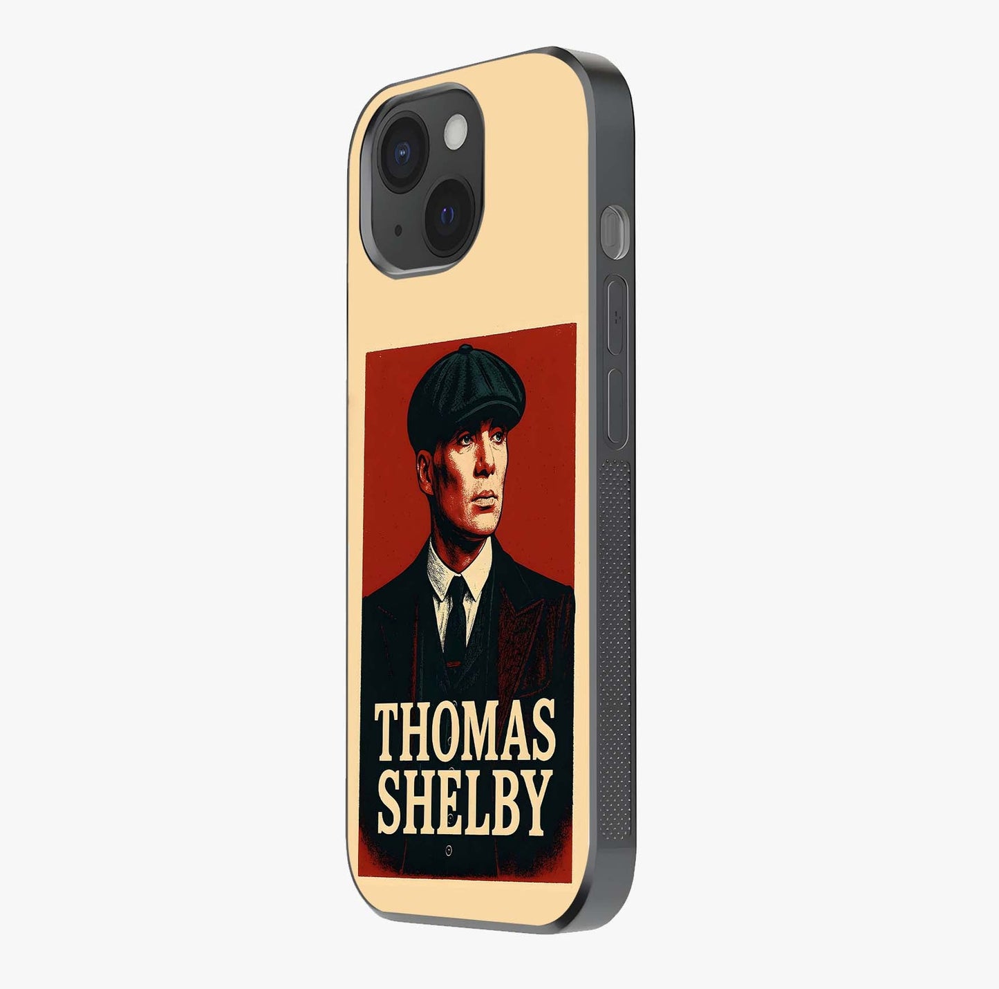 Vintage Mafia Authority Glass Case photographed in natural light showing reflective finish and design depth.