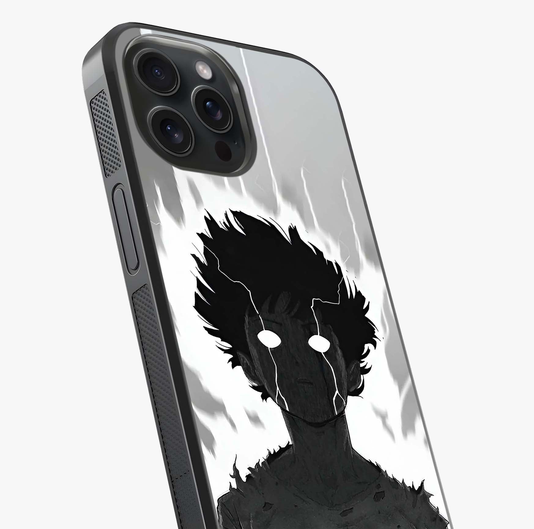 Awakened Inner Rage Glass Case captured at a warm angle highlighting gloss, texture and premium glass finish.