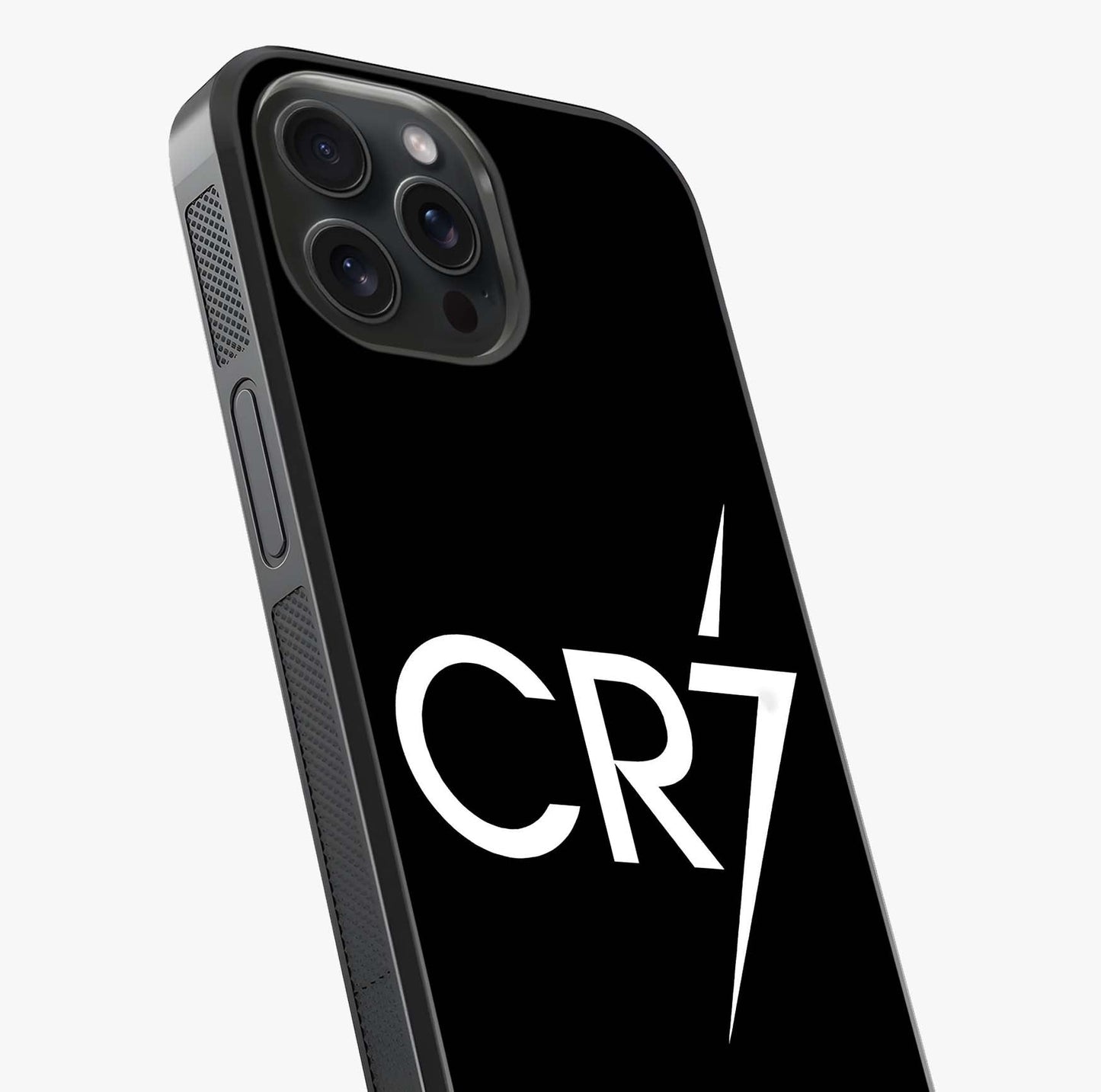 Cr7 Elite Strike Glass Case captured at a warm angle highlighting gloss, texture and premium glass finish.