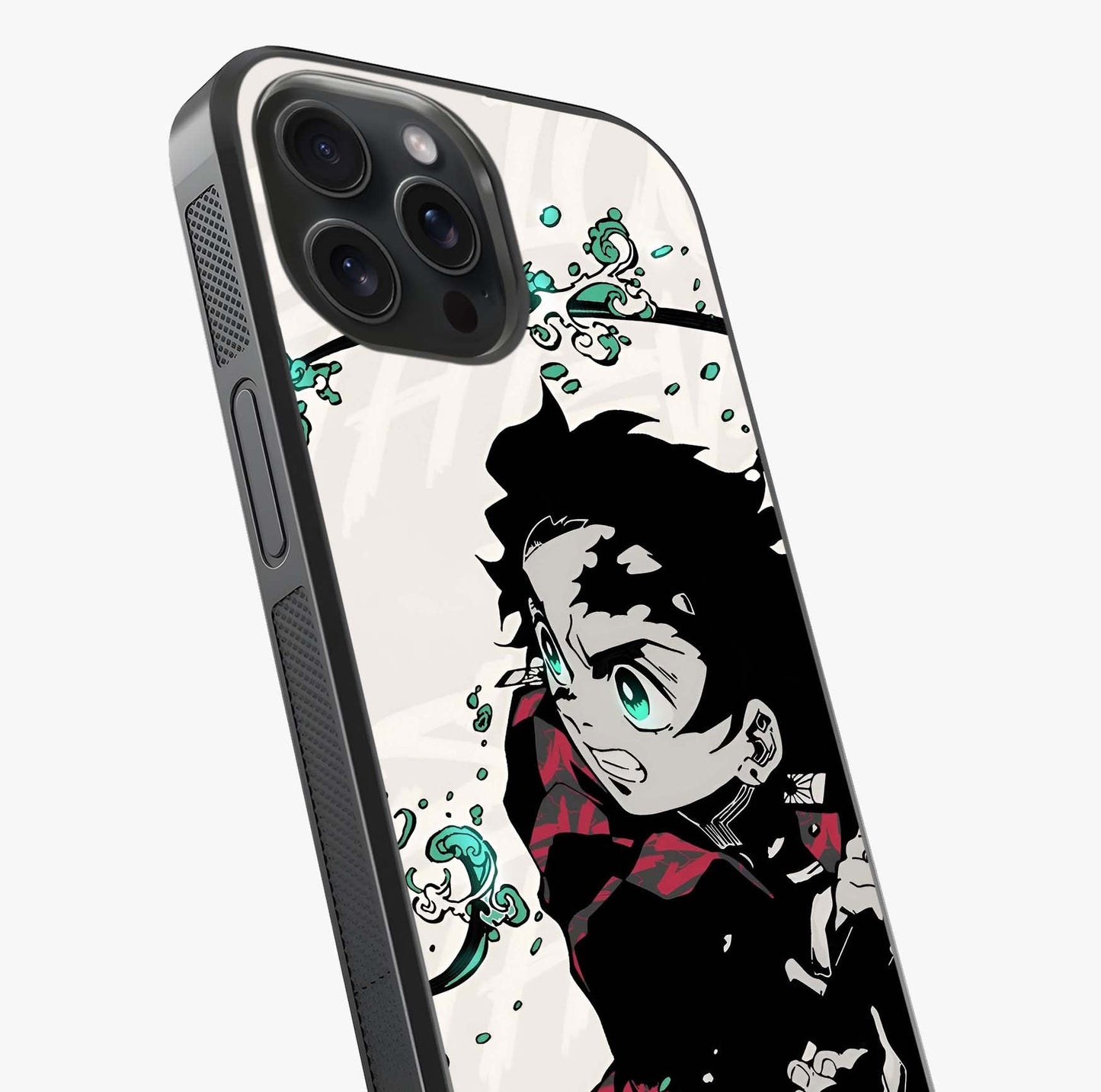 Demon Slayer Glass Case captured at a warm angle highlighting gloss, texture and premium glass finish.