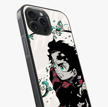 Demon Slayer Glass Case captured at a warm angle highlighting gloss, texture and premium glass finish.