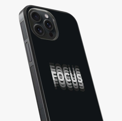 Focus Mode On Glass Case captured at a warm angle highlighting gloss, texture and premium glass finish.