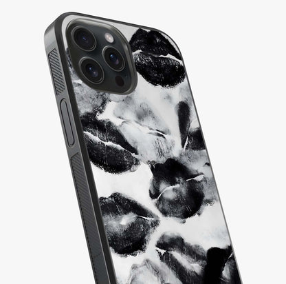 Midnight Kiss Marks Glass Case captured at a warm angle highlighting gloss, texture and premium glass finish.