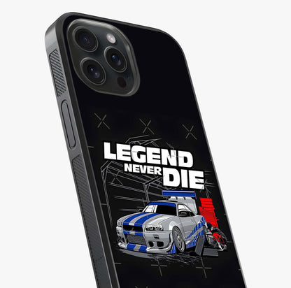 Midnight Racing Legacy Glass Case captured at a warm angle highlighting gloss, texture and premium glass finish.