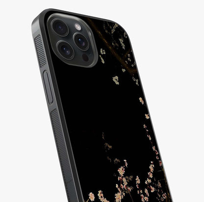 Petal Moon Light With Custom Name Glass Case captured at a warm angle highlighting gloss, texture and premium glass finish.