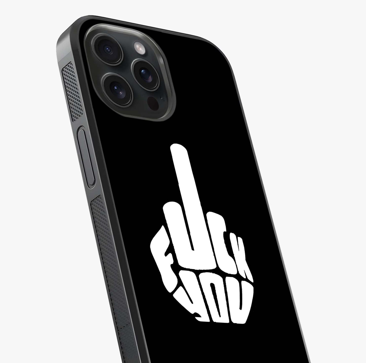 Rebel Mode On Glass Case captured at a warm angle highlighting gloss, texture and premium glass finish.