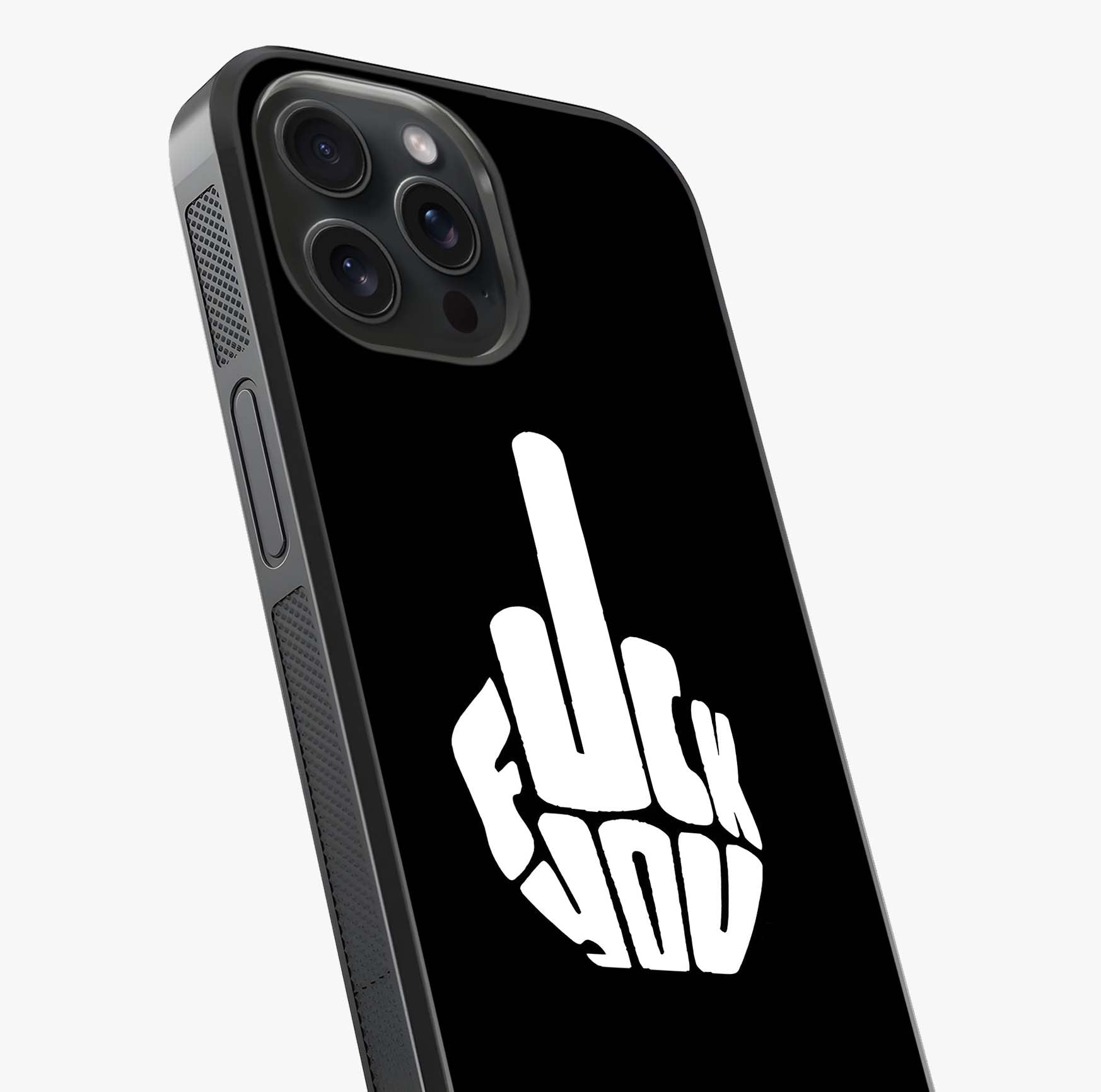 Rebel Mode On Glass Case captured at a warm angle highlighting gloss, texture and premium glass finish.