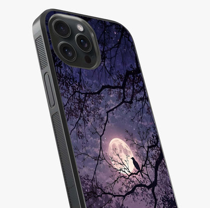 Whispering Moon Silence Glass Case captured at a warm angle highlighting gloss, texture and premium glass finish.