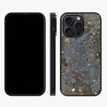 Aesthetic Astrolophia Glass Case displayed upright for full design visibility and premium finish.