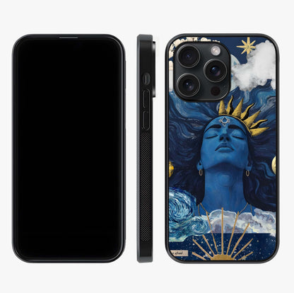Aesthetic Lord Shiva Glass Case displayed upright for full design visibility and premium finish.