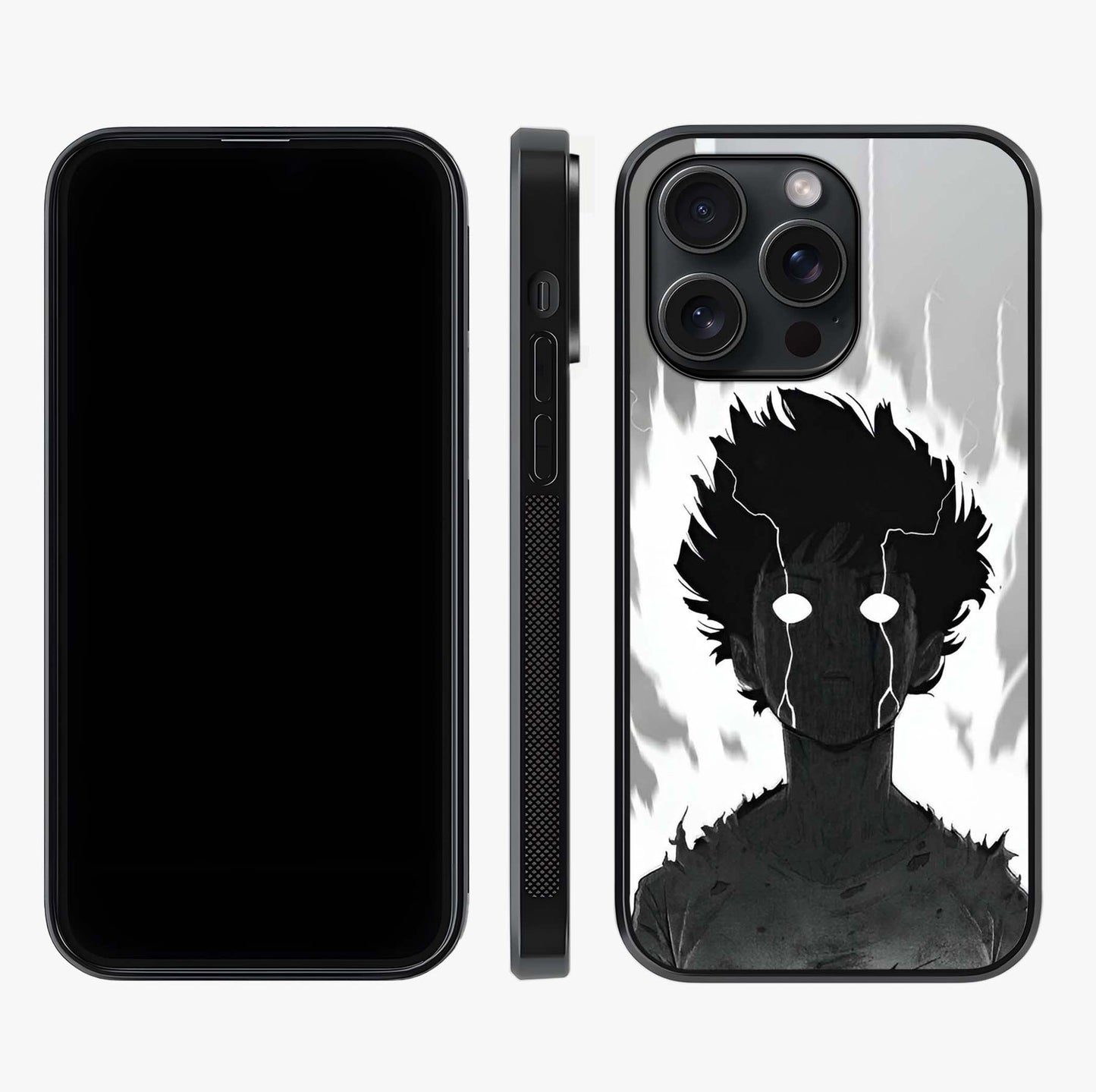 Awakened Inner Rage Glass Case displayed upright for full design visibility and premium finish.
