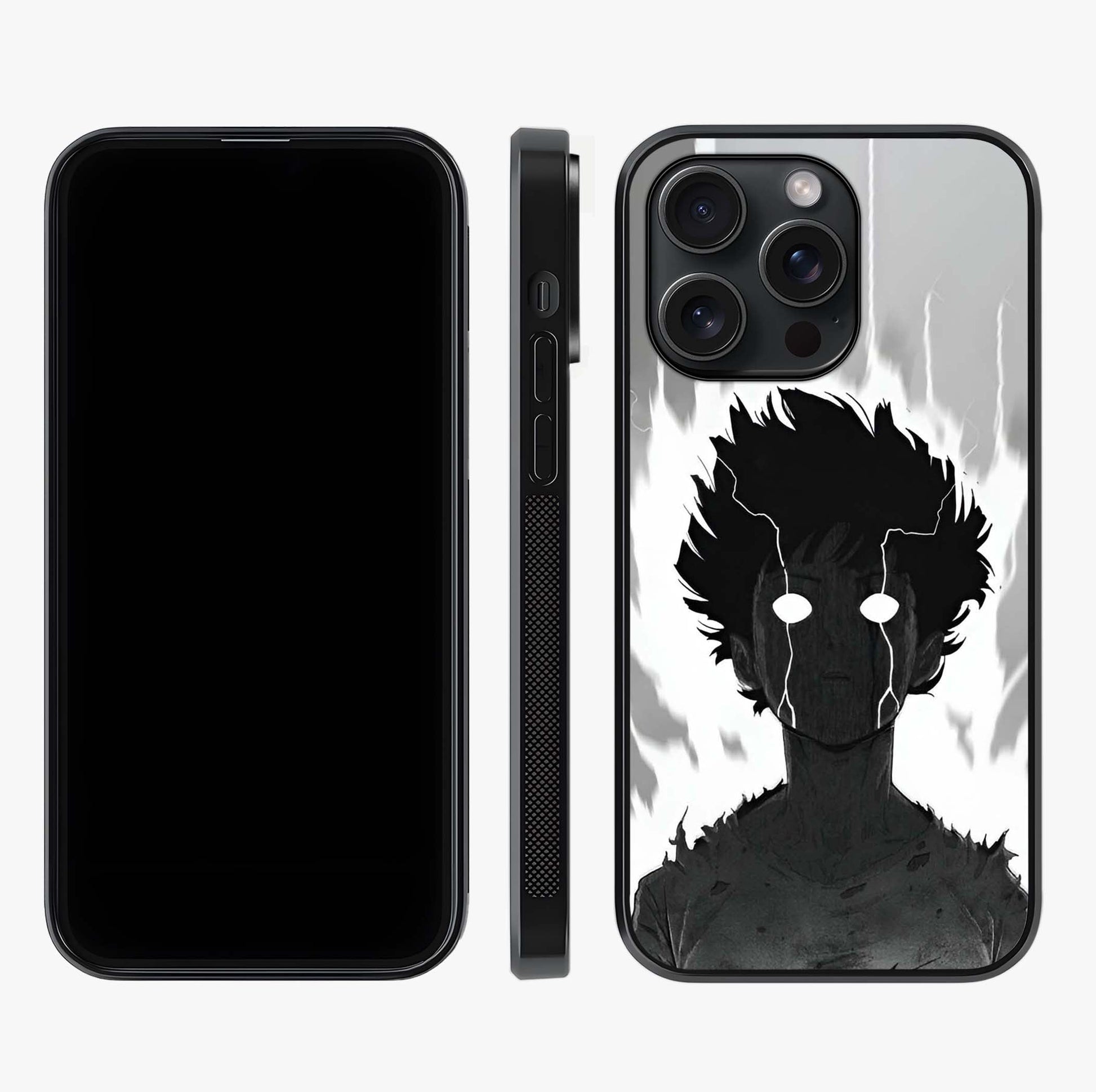 Awakened Inner Rage Glass Case displayed upright for full design visibility and premium finish.