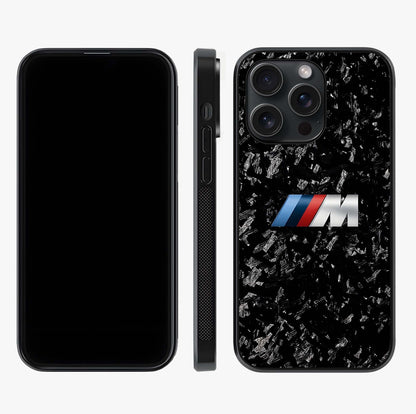 Carbon Speed Mark Glass Case displayed upright for full design visibility and premium finish.