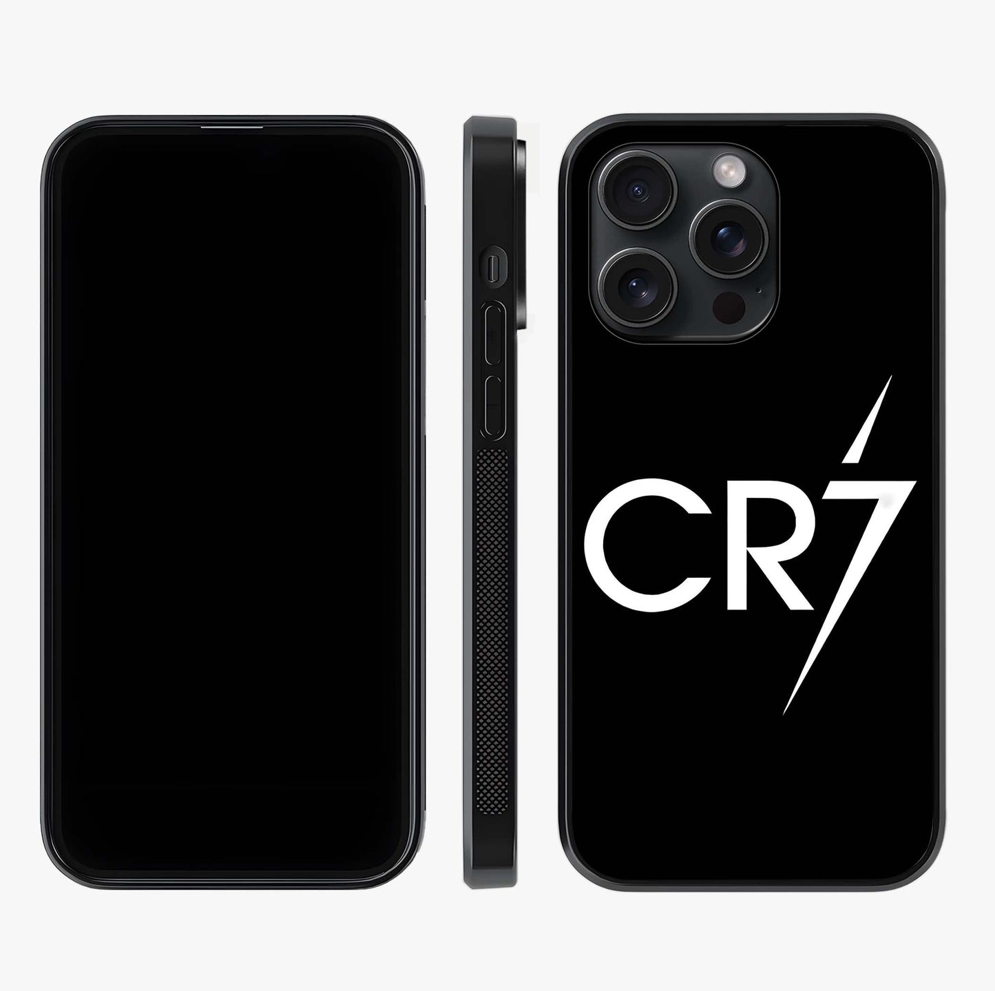 Cr7 Elite Strike Glass Case displayed upright for full design visibility and premium finish.