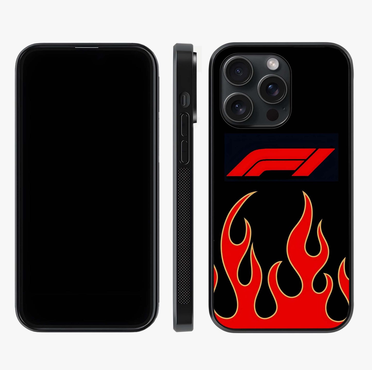 Fire F11 Glass Case displayed upright for full design visibility and premium finish.