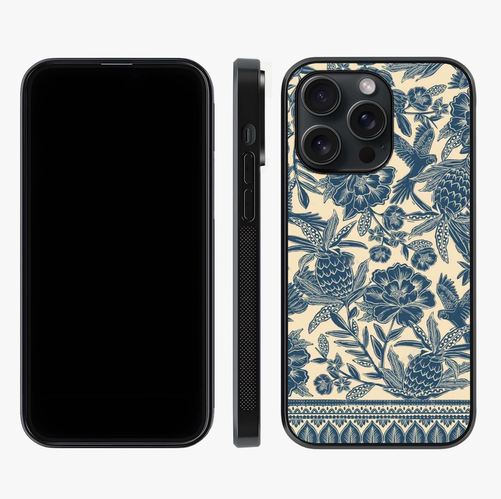 Heirloom Wild Bloom Glass Case displayed upright for full design visibility and premium finish.