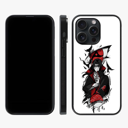 Itachi Sharingan Glass Case displayed upright for full design visibility and premium finish.