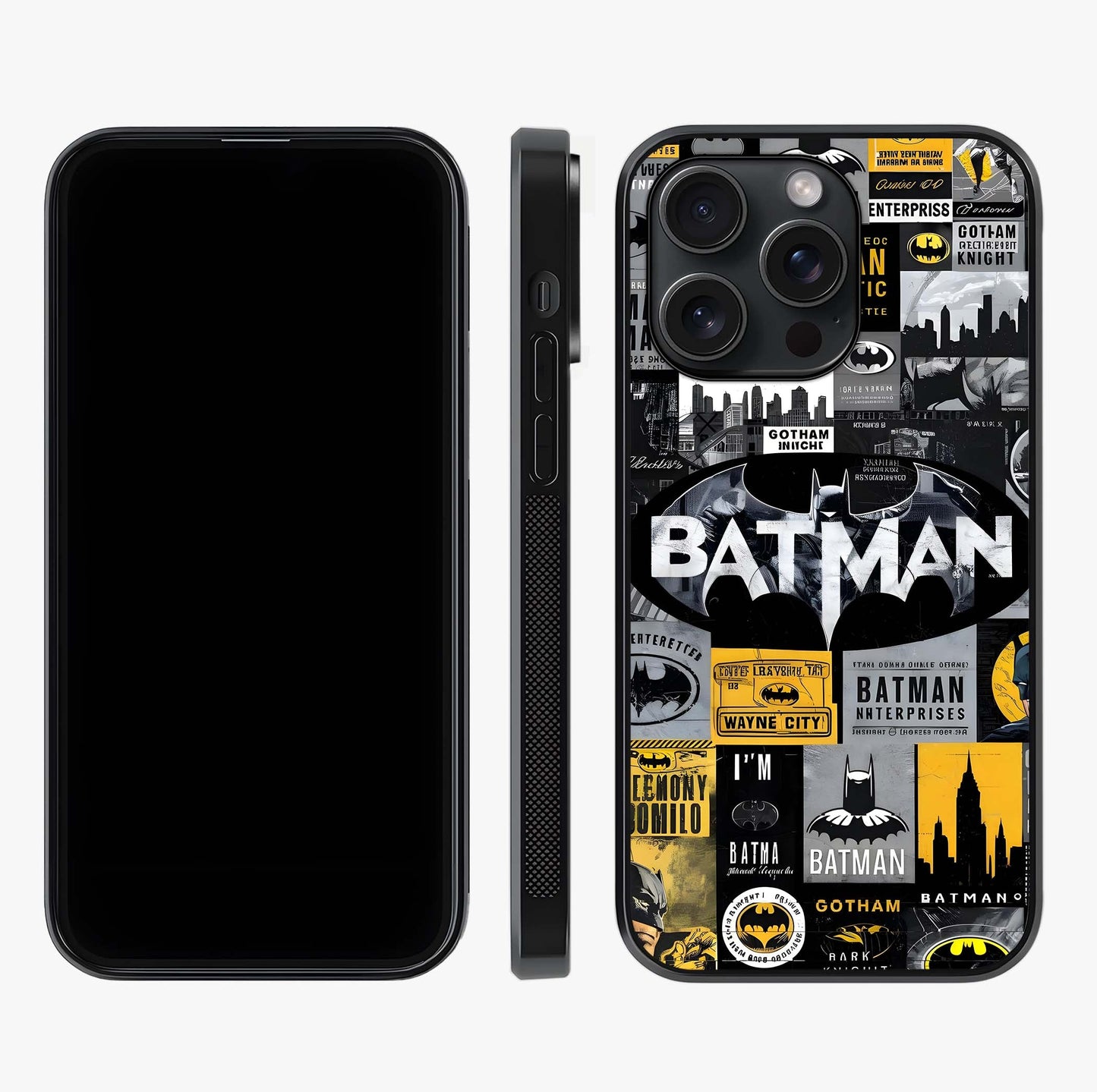 Knight Gotham Rise Glass Case displayed upright for full design visibility and premium finish.