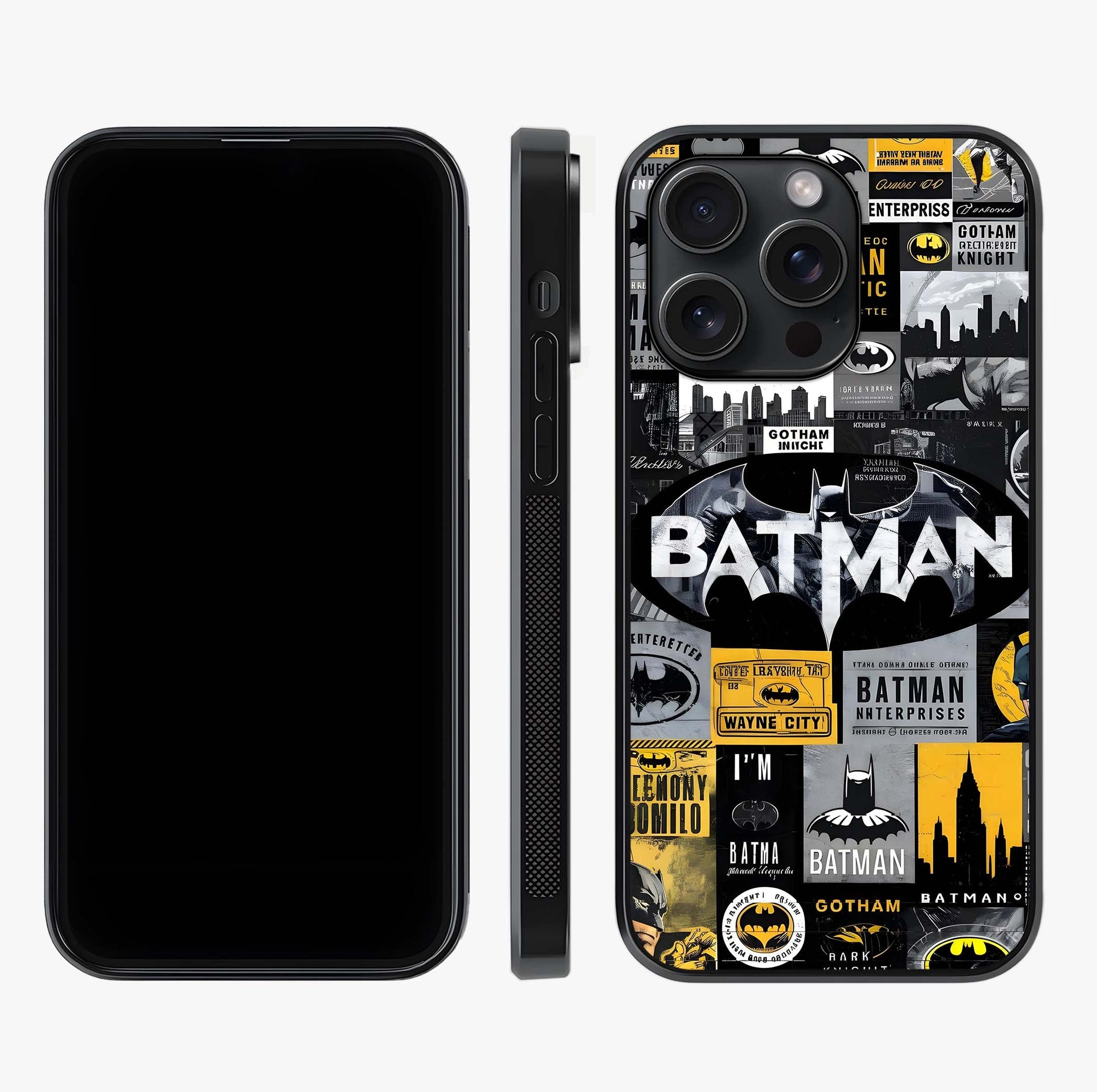 Knight Gotham Rise Glass Case displayed upright for full design visibility and premium finish.