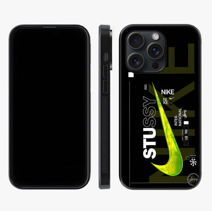 Neon Street Edition Glass Case displayed upright for full design visibility and premium finish.