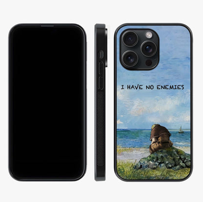 Peace Beyond War Glass Case displayed upright for full design visibility and premium finish.