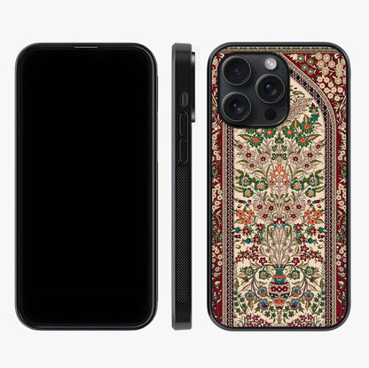 Persian Inspired Glass Case displayed upright for full design visibility and premium finish.