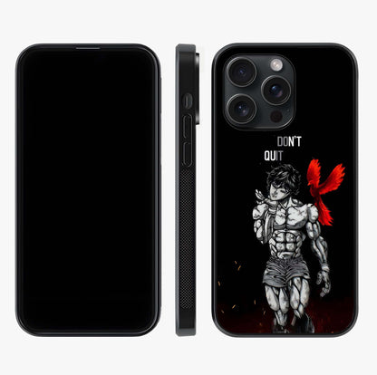 Rise Beyond Limits Glass Case displayed upright for full design visibility and premium finish.