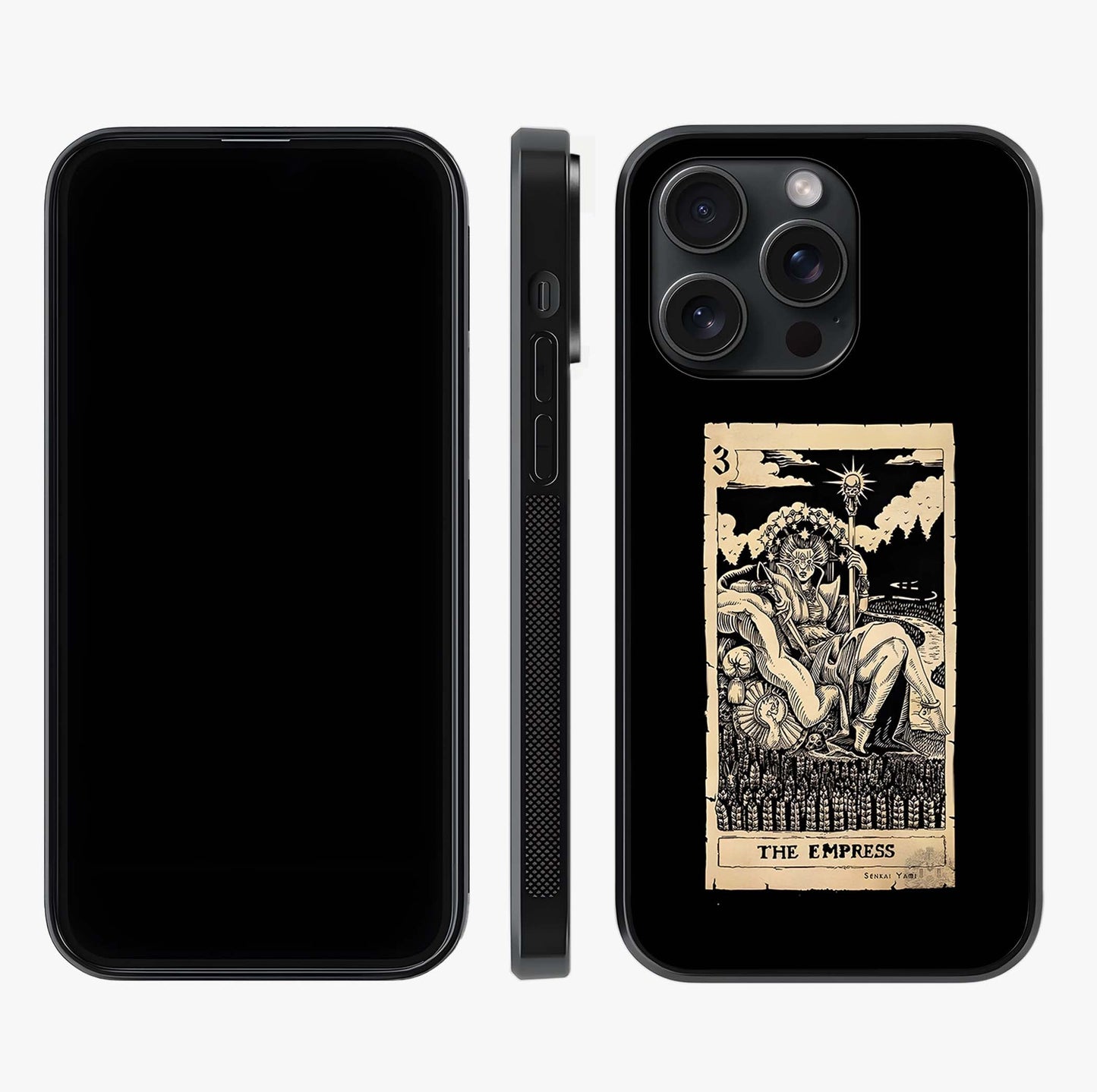 The Empress Glass Case displayed upright for full design visibility and premium finish.