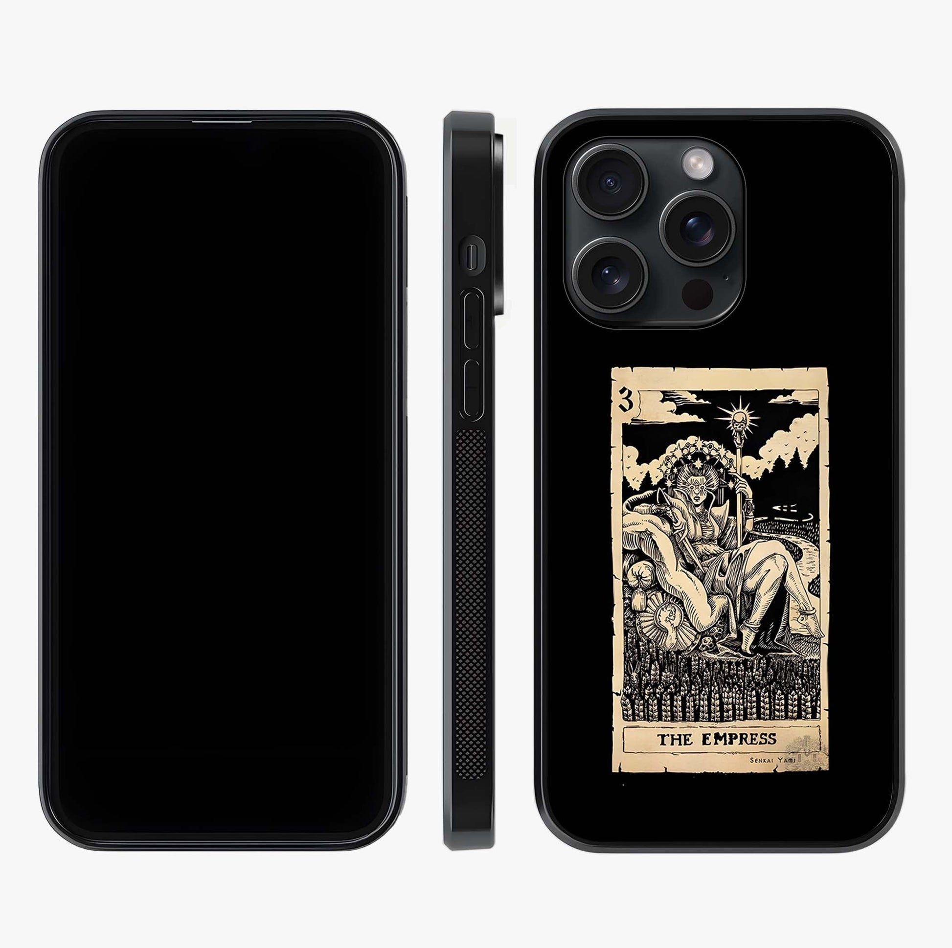 The Empress Glass Case displayed upright for full design visibility and premium finish.