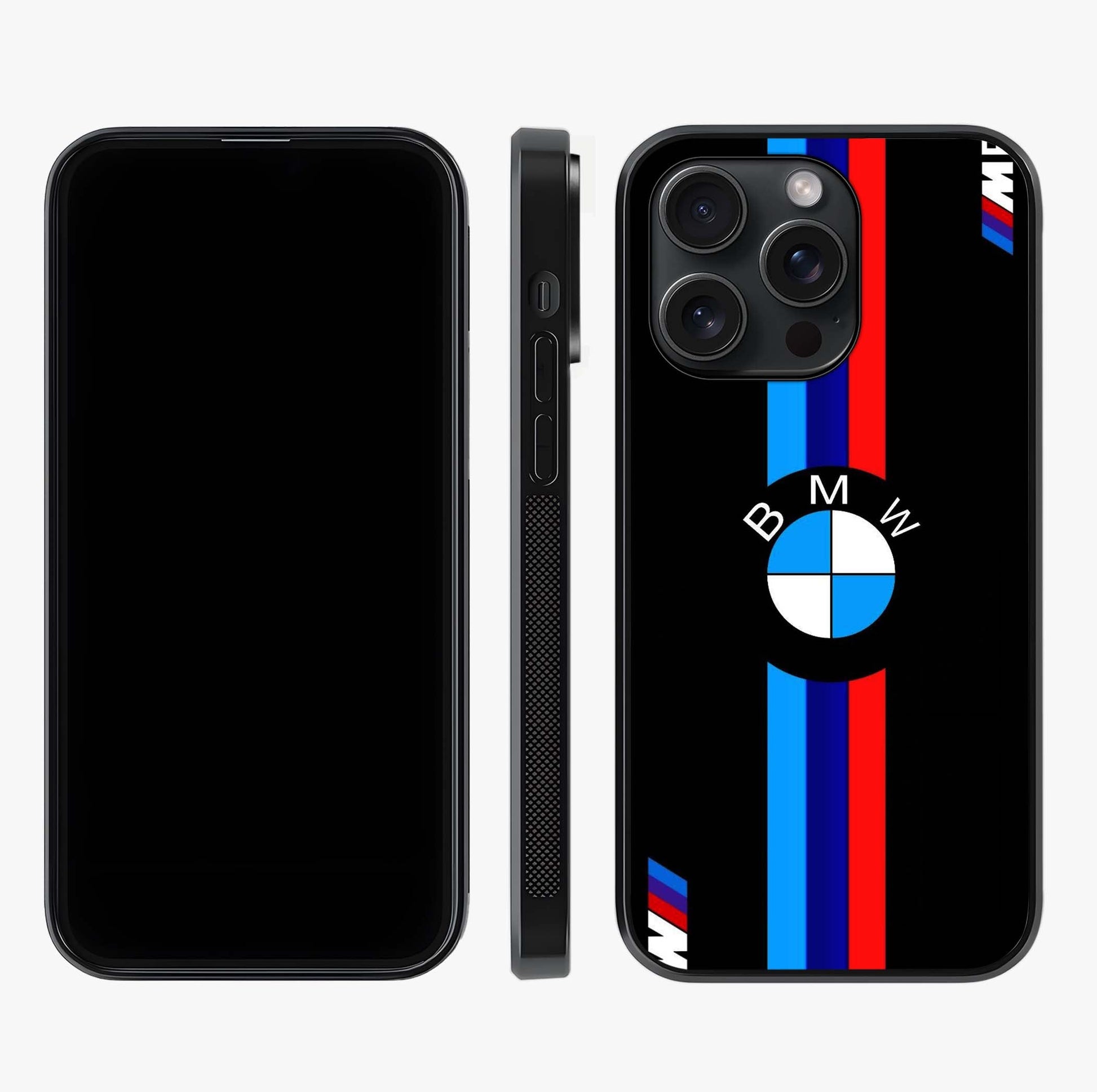 Turbo Bmw Beast Glass Case displayed upright for full design visibility and premium finish.