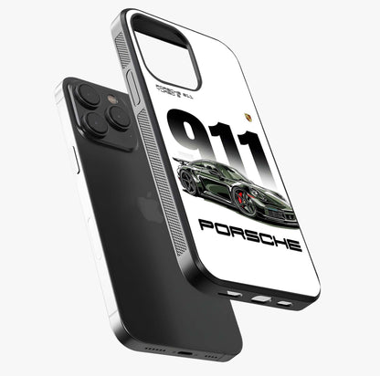 911 Turbo Dominance Glass Case photographed in natural light showing reflective finish and design depth.