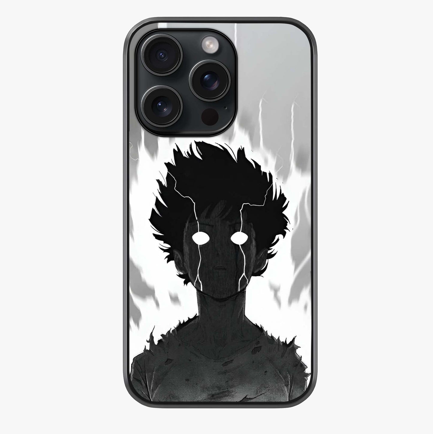 Awakened Inner Rage Glass Case showing full back design in clean flat view with glossy glass finish.