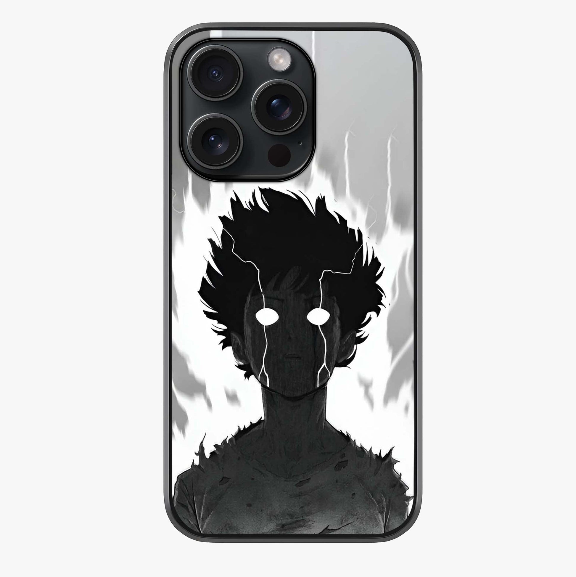 Awakened Inner Rage Glass Case showing full back design in clean flat view with glossy glass finish.