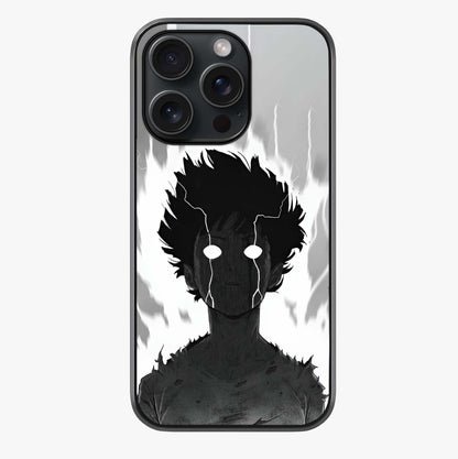 Awakened Inner Rage Glass Case showing full back design in clean flat view with glossy glass finish.