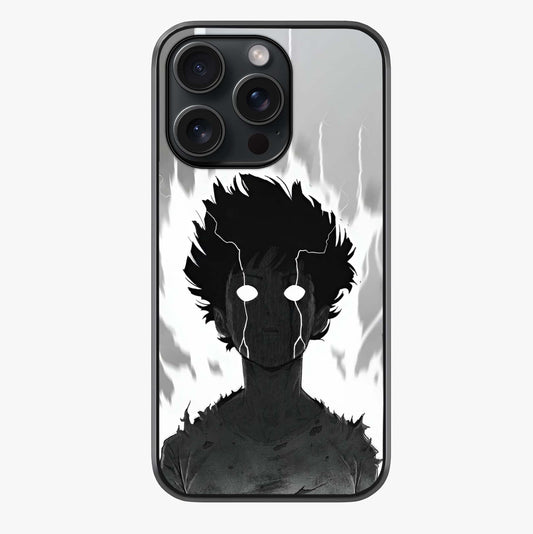 Awakened Inner Rage Glass Case showing full back design in clean flat view with glossy glass finish.