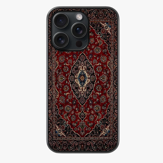 Heritage Carpet Royale Glass Case showing full back design in clean flat view with glossy glass finish.
