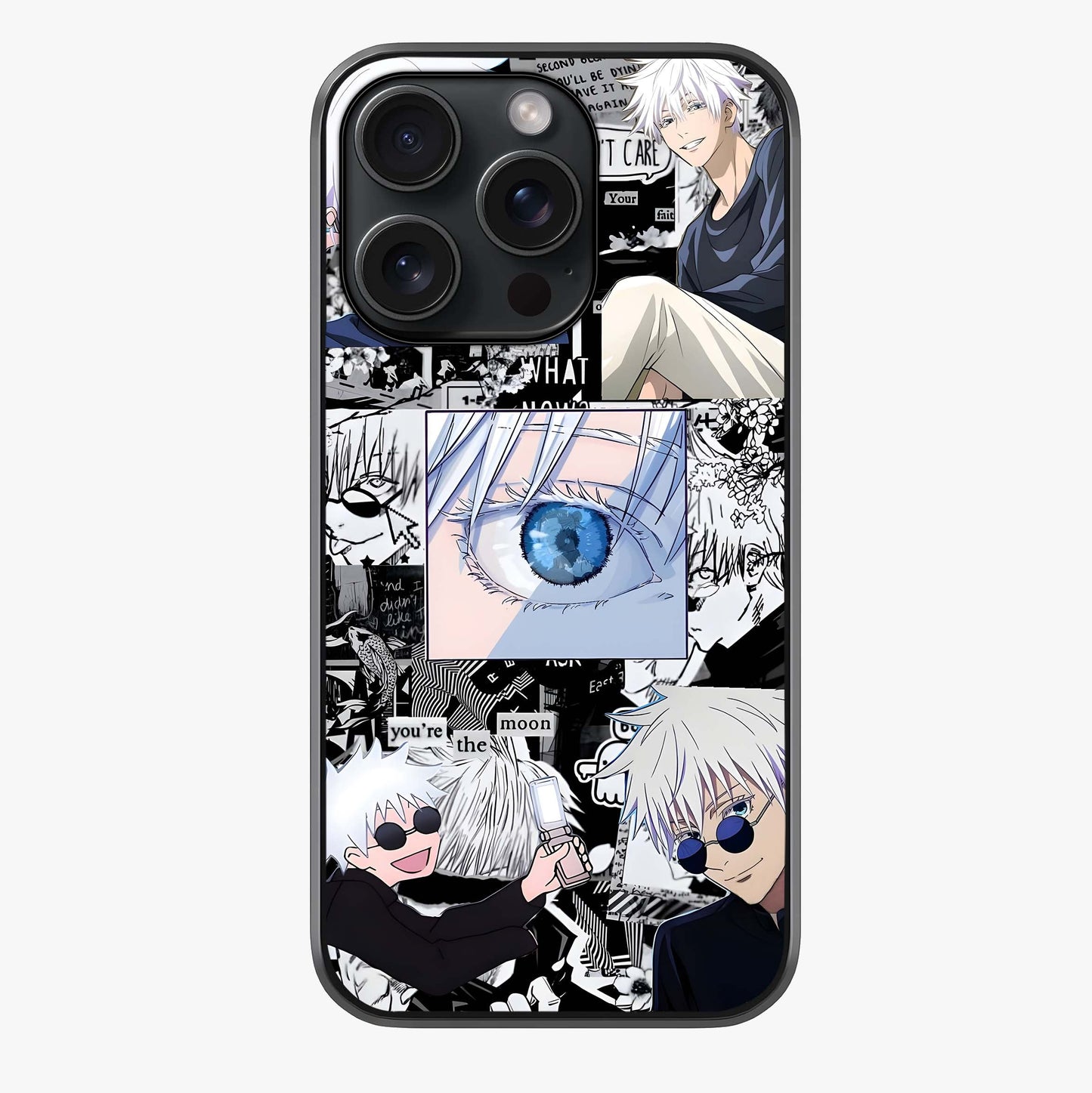 Infinity Sorcerer Chaos Glass Case showing full back design in clean flat view with glossy glass finish.