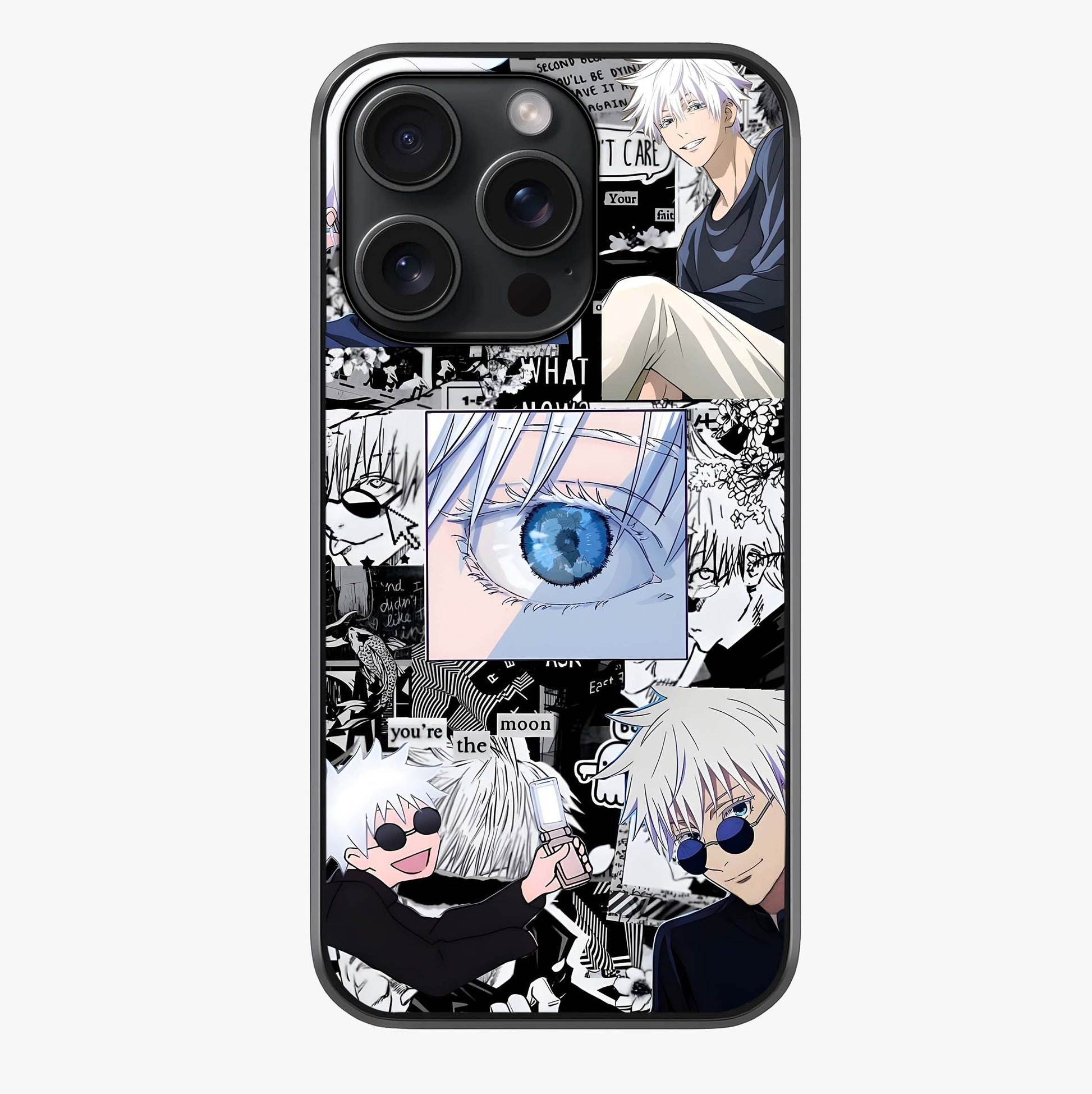 Infinity Sorcerer Chaos Glass Case showing full back design in clean flat view with glossy glass finish.
