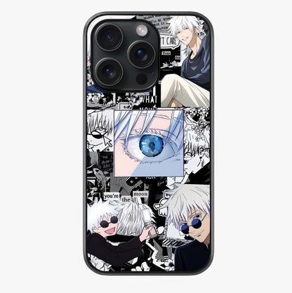 Infinity Sorcerer Chaos Glass Case showing full back design in clean flat view with glossy glass finish.